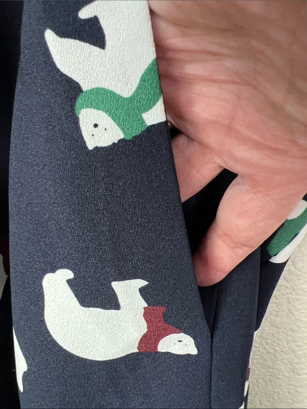 ModCloth Short Sleeve Polar Bear Dress Size 8